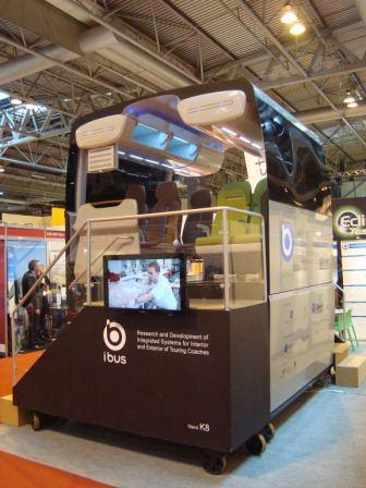 Projecto iBUS | Protótipo apresentado na Feira Coach & Bus 2011
