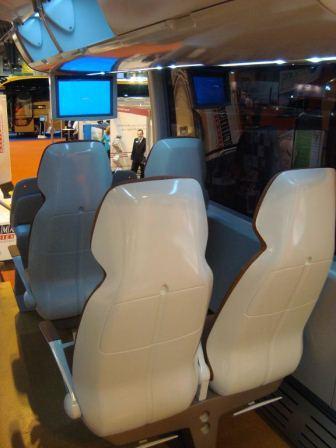 Projecto iBUS | Interior do Protótipo apresentado na Feira Coach & Bus 2011