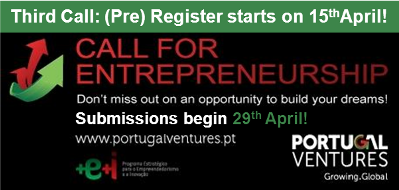 3rd Call for Entrepreneurship