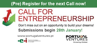 Banner do Programa de Ignição da Portugal Ventures